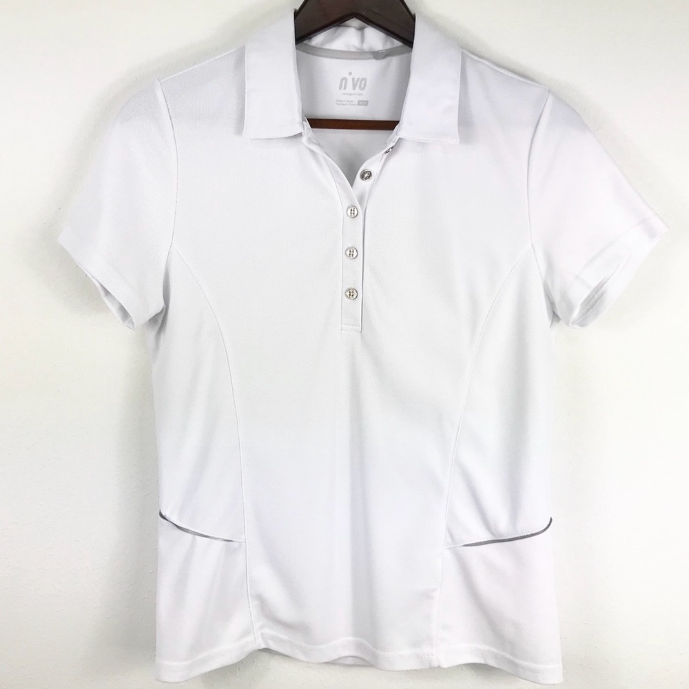Nivo - White Golf Polo Short Sleeve (151)